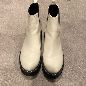 Marc Fisher White Boots size 8